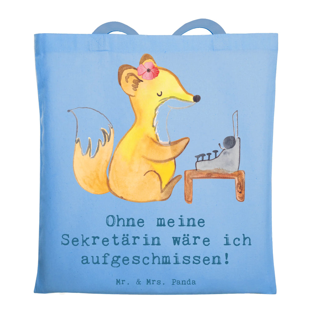 Tote bag Ohne meine Sekretärin wäre ich aufgeschmissen! Laptoptasche, Beuteltasche, Badetasche, Stofftasche, Tasche, Tragetasche, Strandtasche, Umhängetasche, Einkaufstüte, Einkaufstasche, Jutetasche, Shopper, Schultertasche, Stoffbeutel, Jutebeutel, Beutel, Beruf, Ausbildung, Jubiläum, Abschied, Rente, Kollege, Kollegin, Geschenk, Schenken, Arbeitskollege, Mitarbeiter, Firma, Danke, Dankeschön