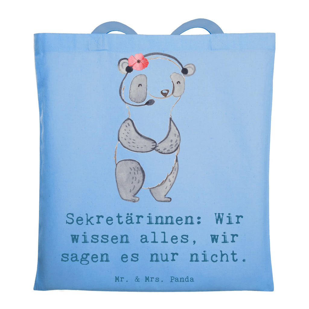 Tote bag Sekretärinnen: Wir wissen alles, wir sagen es nur nicht. Umhängetasche, Jutebeutel, Beutel, Jutetasche, Tragetasche, Schultertasche, Badetasche, Einkaufstüte, Strandtasche, Shopper, Beuteltasche, Laptoptasche, Stoffbeutel, Tasche, Einkaufstasche, Stofftasche, Beruf, Ausbildung, Jubiläum, Abschied, Rente, Kollege, Kollegin, Geschenk, Schenken, Arbeitskollege, Mitarbeiter, Firma, Danke, Dankeschön