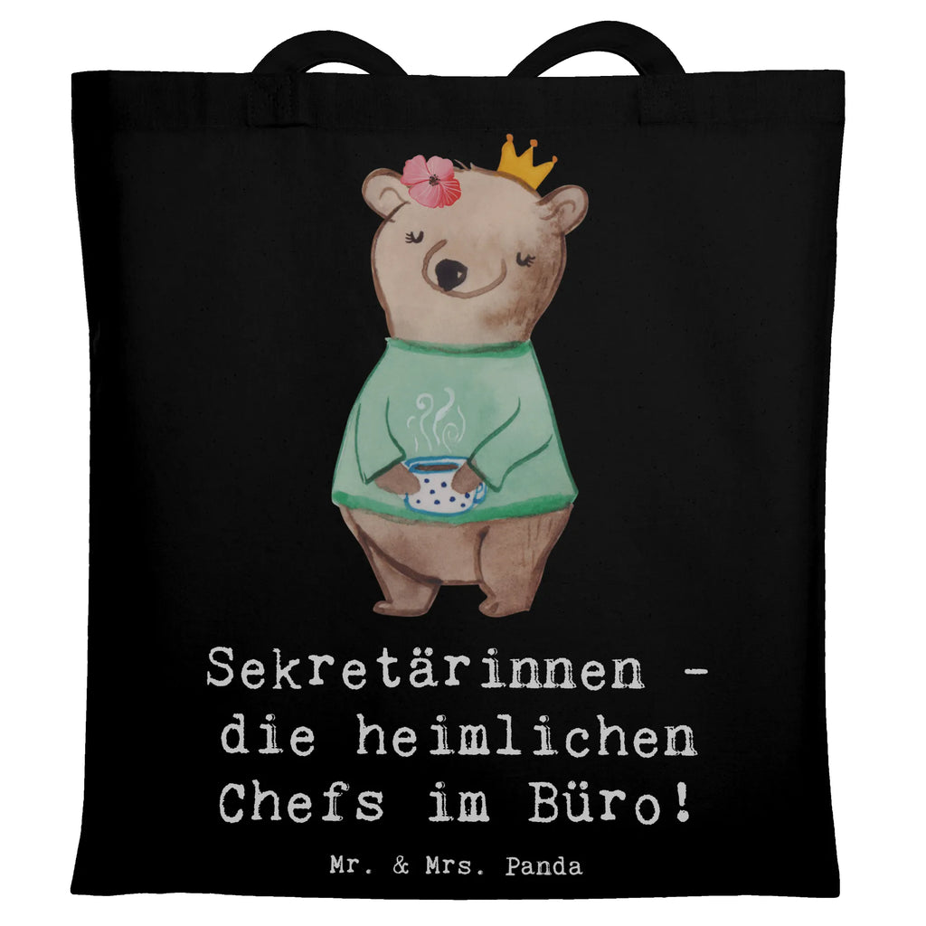 Tote bag Sekretärinnen - die heimlichen Chefs im Büro! Tragetasche, Einkaufstasche, Beuteltasche, Shopper, Tasche, Badetasche, Stofftasche, Jutetasche, Schultertasche, Stoffbeutel, Jutebeutel, Strandtasche, Beutel, Laptoptasche, Einkaufstüte, Umhängetasche, Beruf, Ausbildung, Jubiläum, Abschied, Rente, Kollege, Kollegin, Geschenk, Schenken, Arbeitskollege, Mitarbeiter, Firma, Danke, Dankeschön