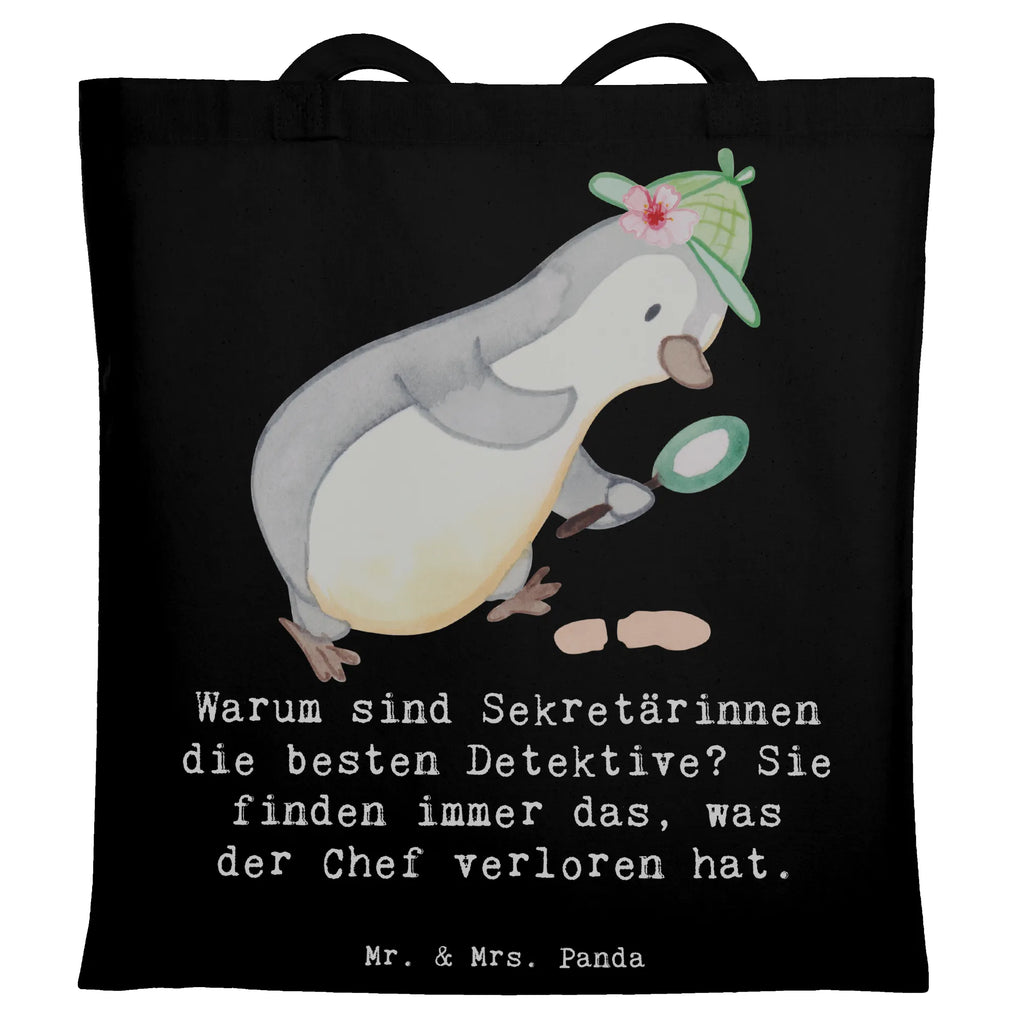 Tragetasche Warum sind Sekretärinnen die besten Detektive? Sie finden immer das, was der Chef verloren hat. Beuteltasche, Shopper, Umhängetasche, Jutetasche, Jutebeutel, Beutel, Einkaufstasche, Stoffbeutel, Badetasche, Tasche, Strandtasche, Schultertasche, Einkaufstüte, Laptoptasche, Stofftasche, Tragetasche, Beruf, Ausbildung, Jubiläum, Abschied, Rente, Kollege, Kollegin, Geschenk, Schenken, Arbeitskollege, Mitarbeiter, Firma, Danke, Dankeschön