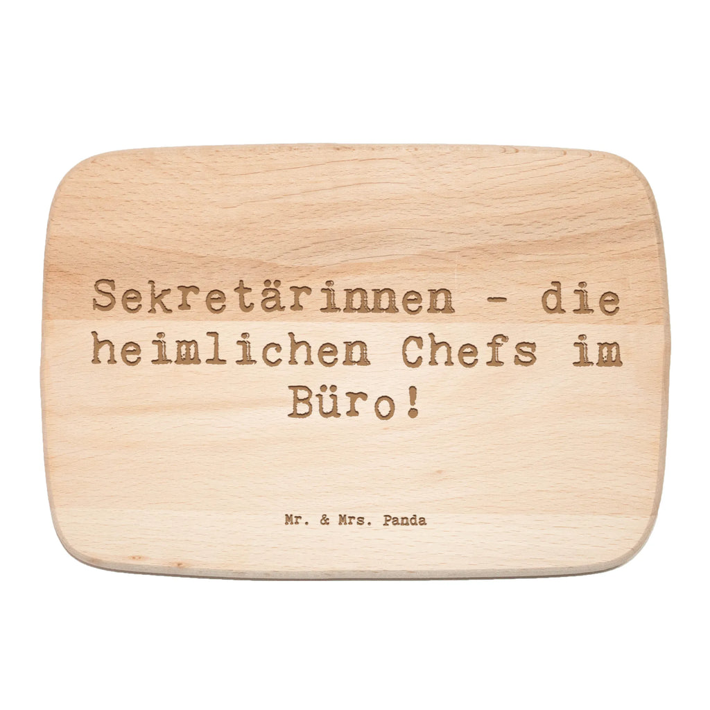 Serving board Saying Sekretärinnen - die heimlichen Chefs im Büro! breakfast board, Board, cutting board, gift, gift idea, best, farewell gift, passing exam, anniversary, retirement, promotion, job start, sayings, funny, profession