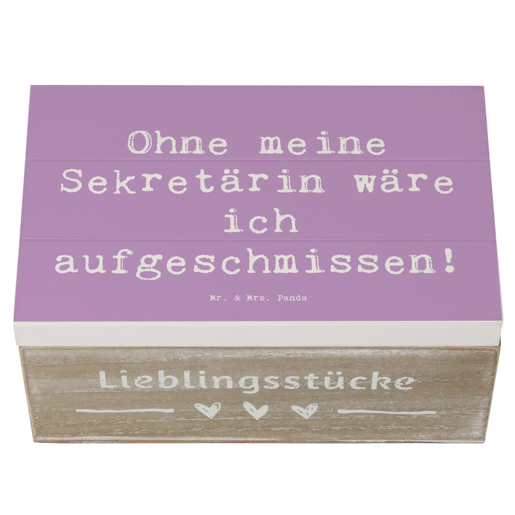 Holzkiste Spruch Ohne meine Sekretärin wäre ich aufgeschmissen! Dekokiste, Schatulle, Aufbewahrungsbox, Geschenkbox, Geschenkdose, Schatzkiste, Kiste, Erinnerungsbox, XXL, Erinnerungskiste, Truhe, Holzkiste, Beruf, Ausbildung, Jubiläum, Abschied, Rente, Kollege, Kollegin, Geschenk, Schenken, Arbeitskollege, Mitarbeiter, Firma, Danke, Dankeschön