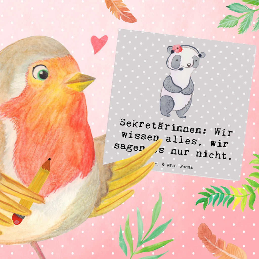 Deluxe Card Sekretärinnen: Wir wissen alles, wir sagen es nur nicht. Hochwertige Grußkarte, Grußkarte, Karte, Hochzeitskarte, Glückwunschkarte, Klappkarte, Geburtstagskarte, Hochwertige Klappkarte, Einladungskarte, Beruf, Ausbildung, Jubiläum, Abschied, Rente, Kollege, Kollegin, Geschenk, Schenken, Arbeitskollege, Mitarbeiter, Firma, Danke, Dankeschön