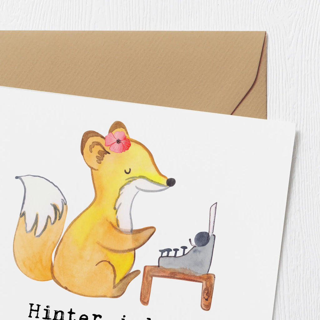 Deluxe Card Hinter jedem erfolgreichem Chef steht eine organisierte Sekretärin. Karte, Geburtstagskarte, Grußkarte, Hochzeitskarte, Hochwertige Klappkarte, Einladungskarte, Glückwunschkarte, Hochwertige Grußkarte, Klappkarte, Beruf, Ausbildung, Jubiläum, Abschied, Rente, Kollege, Kollegin, Geschenk, Schenken, Arbeitskollege, Mitarbeiter, Firma, Danke, Dankeschön