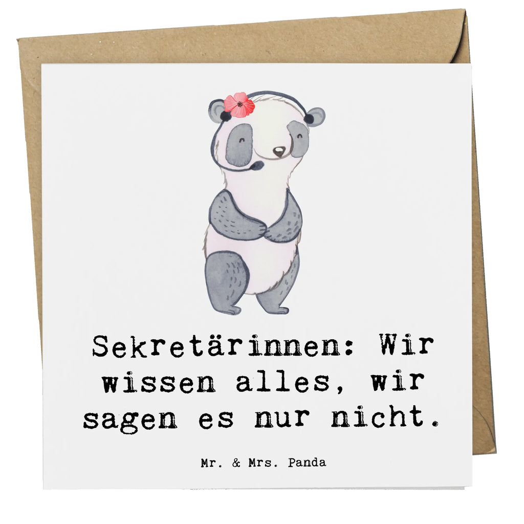 Deluxe Card Sekretärinnen: Wir wissen alles, wir sagen es nur nicht. Hochwertige Grußkarte, Grußkarte, Karte, Hochzeitskarte, Glückwunschkarte, Klappkarte, Geburtstagskarte, Hochwertige Klappkarte, Einladungskarte, Beruf, Ausbildung, Jubiläum, Abschied, Rente, Kollege, Kollegin, Geschenk, Schenken, Arbeitskollege, Mitarbeiter, Firma, Danke, Dankeschön