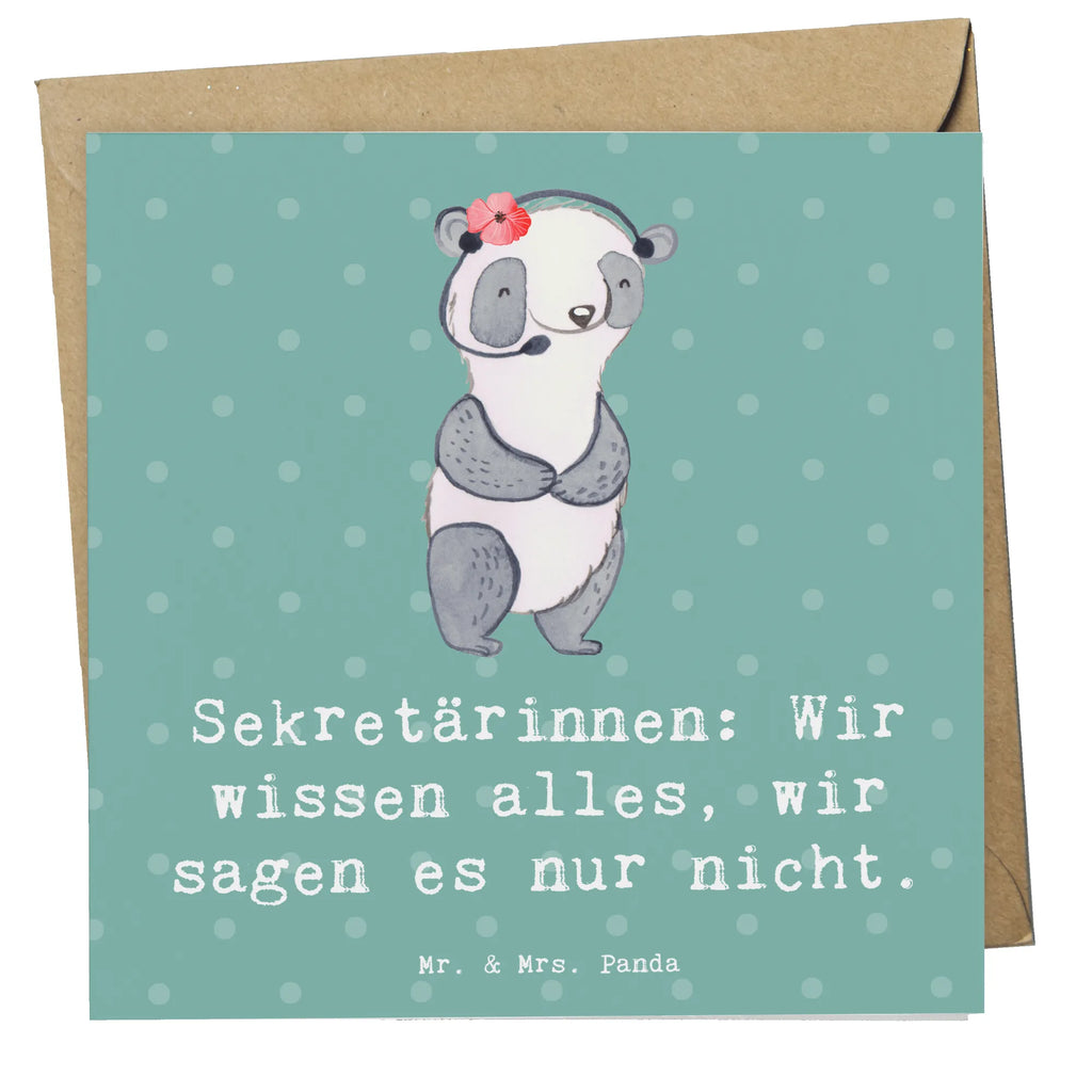 Deluxe Card Sekretärinnen: Wir wissen alles, wir sagen es nur nicht. Hochwertige Grußkarte, Grußkarte, Karte, Hochzeitskarte, Glückwunschkarte, Klappkarte, Geburtstagskarte, Hochwertige Klappkarte, Einladungskarte, Beruf, Ausbildung, Jubiläum, Abschied, Rente, Kollege, Kollegin, Geschenk, Schenken, Arbeitskollege, Mitarbeiter, Firma, Danke, Dankeschön