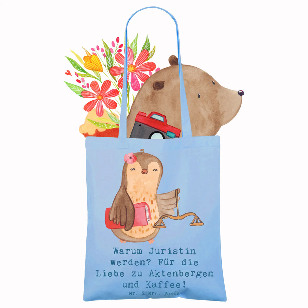 Tote bag Warum Juristin werden? Für die Liebe zu Aktenbergen und Kaffee! Jutetasche, Tragetasche, Laptoptasche, Tasche, Badetasche, Schultertasche, Jutebeutel, Beutel, Beuteltasche, Strandtasche, Einkaufstasche, Stoffbeutel, Shopper, Stofftasche, Einkaufstüte, Umhängetasche, Beruf, Ausbildung, Jubiläum, Abschied, Rente, Kollege, Kollegin, Geschenk, Schenken, Arbeitskollege, Mitarbeiter, Firma, Danke, Dankeschön