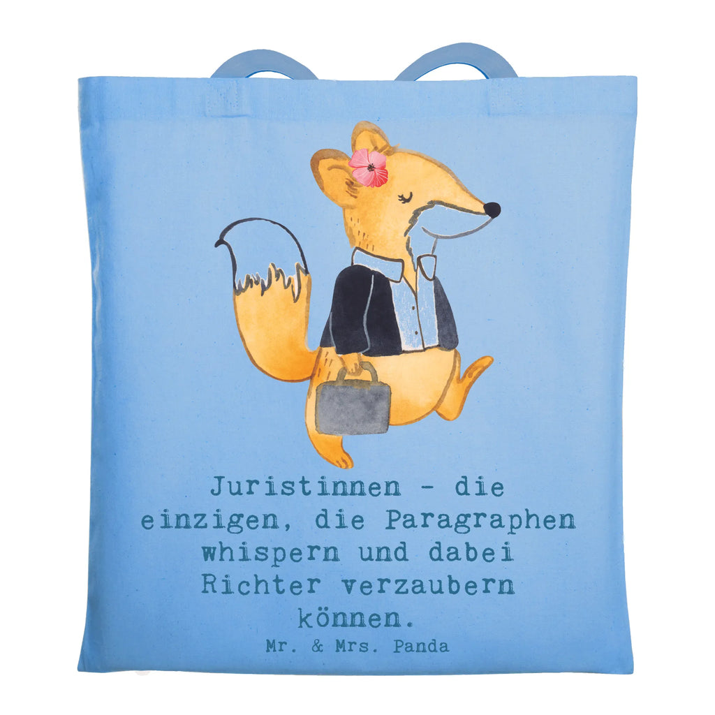 Tote bag Juristinnen - die einzigen, die Paragraphen whispern und dabei Richter verzaubern können. Tasche, Tragetasche, Badetasche, Strandtasche, Einkaufstüte, Jutetasche, Stofftasche, Schultertasche, Beuteltasche, Umhängetasche, Stoffbeutel, Jutebeutel, Einkaufstasche, Beutel, Shopper, Laptoptasche, Beruf, Ausbildung, Jubiläum, Abschied, Rente, Kollege, Kollegin, Geschenk, Schenken, Arbeitskollege, Mitarbeiter, Firma, Danke, Dankeschön