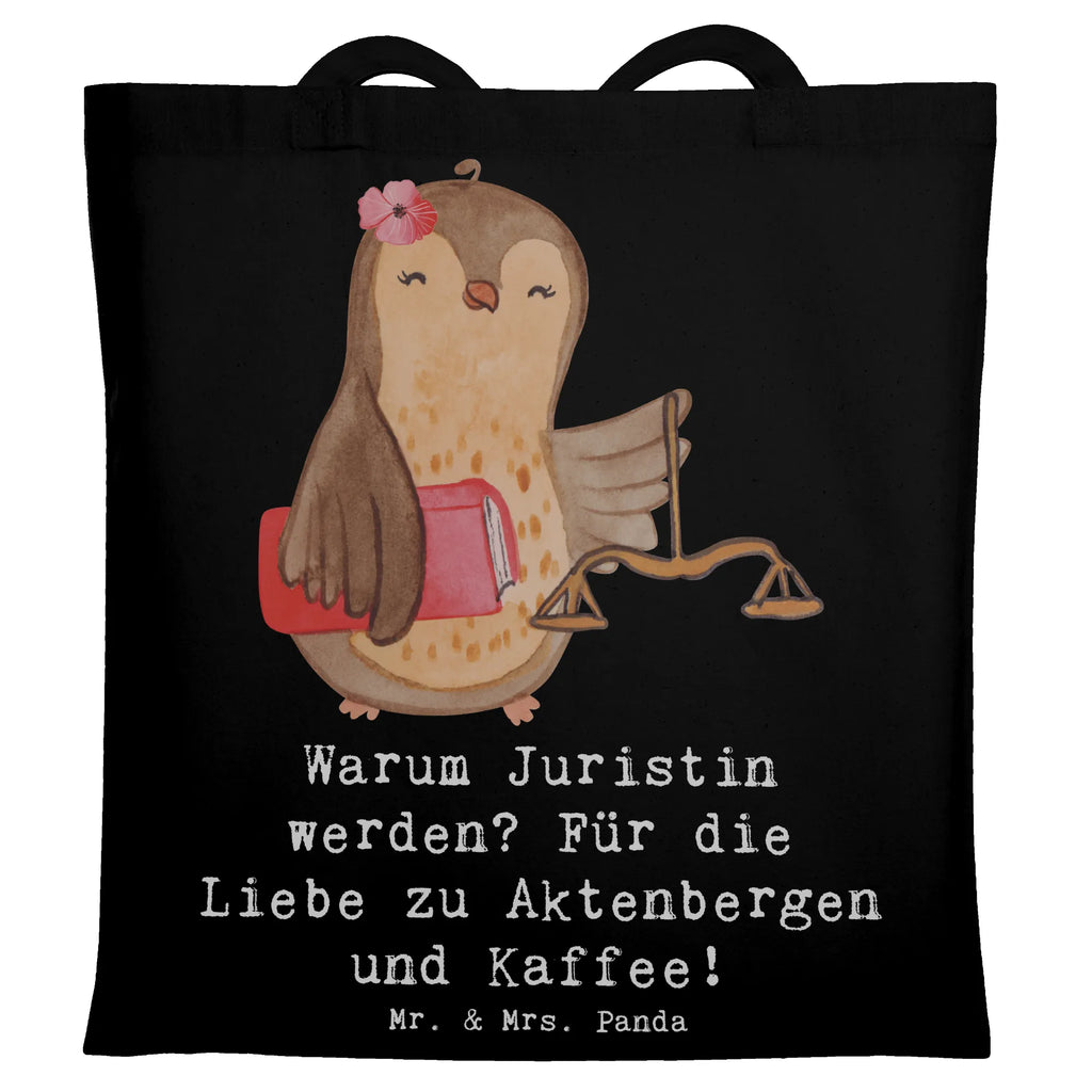 Tote bag Warum Juristin werden? Für die Liebe zu Aktenbergen und Kaffee! Jutetasche, Tragetasche, Laptoptasche, Tasche, Badetasche, Schultertasche, Jutebeutel, Beutel, Beuteltasche, Strandtasche, Einkaufstasche, Stoffbeutel, Shopper, Stofftasche, Einkaufstüte, Umhängetasche, Beruf, Ausbildung, Jubiläum, Abschied, Rente, Kollege, Kollegin, Geschenk, Schenken, Arbeitskollege, Mitarbeiter, Firma, Danke, Dankeschön