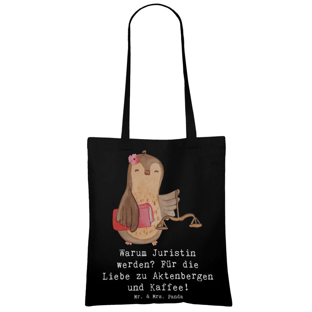 Tote bag Warum Juristin werden? Für die Liebe zu Aktenbergen und Kaffee! Jutetasche, Tragetasche, Laptoptasche, Tasche, Badetasche, Schultertasche, Jutebeutel, Beutel, Beuteltasche, Strandtasche, Einkaufstasche, Stoffbeutel, Shopper, Stofftasche, Einkaufstüte, Umhängetasche, Beruf, Ausbildung, Jubiläum, Abschied, Rente, Kollege, Kollegin, Geschenk, Schenken, Arbeitskollege, Mitarbeiter, Firma, Danke, Dankeschön