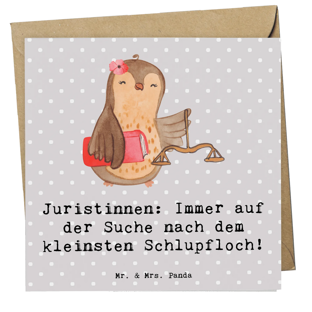 Deluxe Card Juristinnen: Immer auf der Suche nach dem kleinsten Schlupfloch! Glückwunschkarte, Einladungskarte, Hochwertige Klappkarte, Karte, Klappkarte, Geburtstagskarte, Grußkarte, Hochwertige Grußkarte, Hochzeitskarte, Beruf, Ausbildung, Jubiläum, Abschied, Rente, Kollege, Kollegin, Geschenk, Schenken, Arbeitskollege, Mitarbeiter, Firma, Danke, Dankeschön