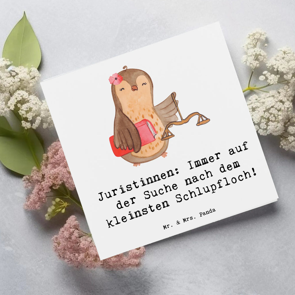 Deluxe Card Juristinnen: Immer auf der Suche nach dem kleinsten Schlupfloch! Glückwunschkarte, Einladungskarte, Hochwertige Klappkarte, Karte, Klappkarte, Geburtstagskarte, Grußkarte, Hochwertige Grußkarte, Hochzeitskarte, Beruf, Ausbildung, Jubiläum, Abschied, Rente, Kollege, Kollegin, Geschenk, Schenken, Arbeitskollege, Mitarbeiter, Firma, Danke, Dankeschön