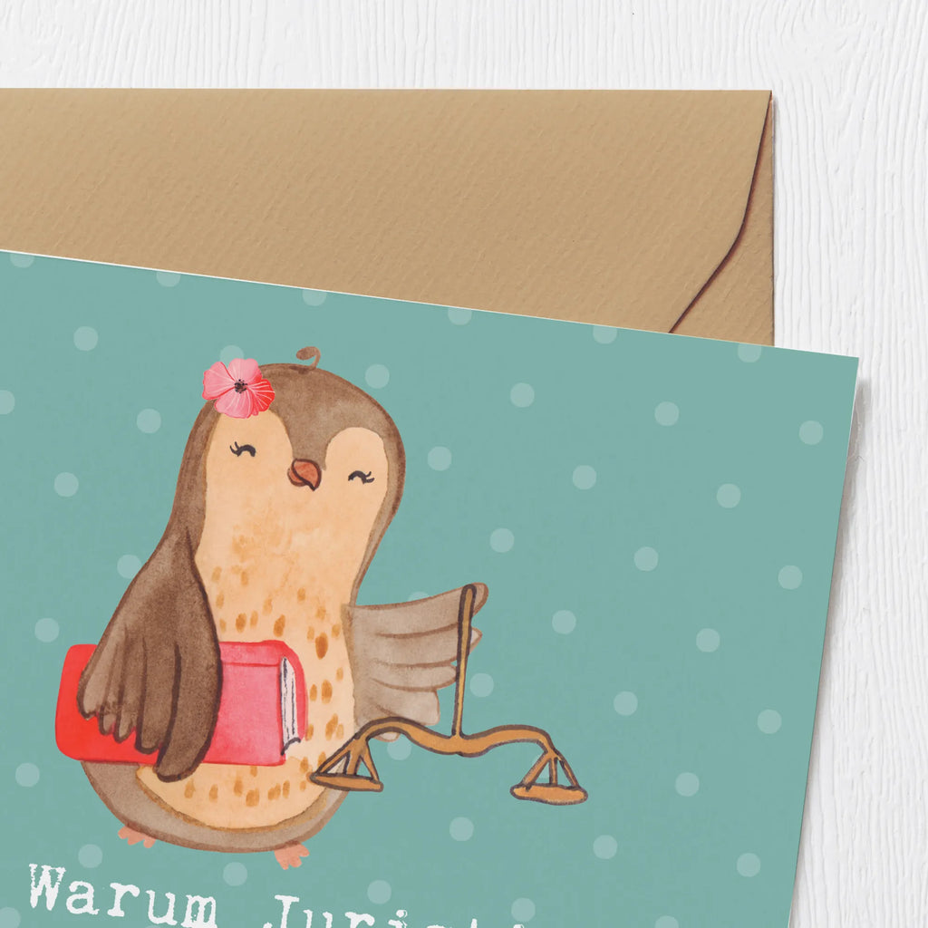 Deluxe Card Warum Juristin werden? Für die Liebe zu Aktenbergen und Kaffee! Karte, Klappkarte, Hochwertige Klappkarte, Einladungskarte, Hochzeitskarte, Grußkarte, Hochwertige Grußkarte, Glückwunschkarte, Geburtstagskarte, Beruf, Ausbildung, Jubiläum, Abschied, Rente, Kollege, Kollegin, Geschenk, Schenken, Arbeitskollege, Mitarbeiter, Firma, Danke, Dankeschön