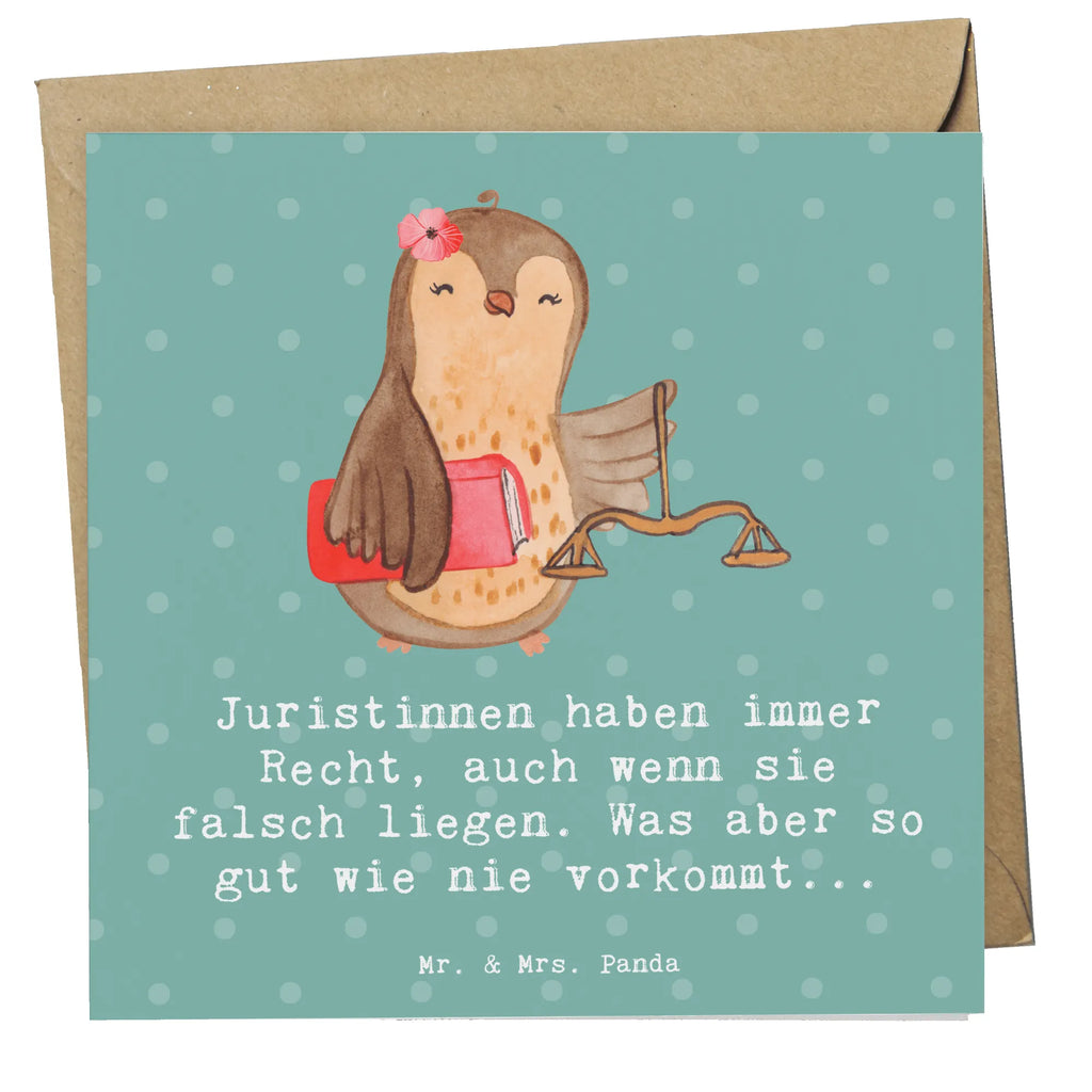 Deluxe Card Juristinnen haben immer Recht, auch wenn sie falsch liegen. Was aber so gut wie nie vorkommt... Hochwertige Grußkarte, Karte, Hochzeitskarte, Geburtstagskarte, Grußkarte, Hochwertige Klappkarte, Einladungskarte, Glückwunschkarte, Klappkarte, Beruf, Ausbildung, Jubiläum, Abschied, Rente, Kollege, Kollegin, Geschenk, Schenken, Arbeitskollege, Mitarbeiter, Firma, Danke, Dankeschön
