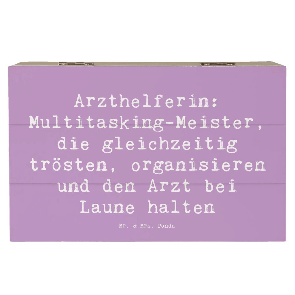 Wooden chest Saying Arzthelferin: Multitasking-Meister, die gleichzeitig trösten, organisieren und den Arzt bei Laune halten Schatzkiste, Aufbewahrungsbox, Geschenkbox, Holzkiste, Truhe, XXL, Erinnerungsbox, Kiste, Geschenkdose, Erinnerungskiste, Dekokiste, Schatulle, Beruf, Ausbildung, Jubiläum, Abschied, Rente, Kollege, Kollegin, Geschenk, Schenken, Arbeitskollege, Mitarbeiter, Firma, Danke, Dankeschön