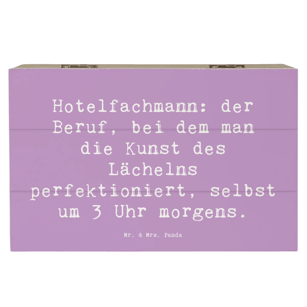Holzkiste Spruch Hotelfachmann: der Beruf, bei dem man die Kunst des Lächelns perfektioniert, selbst um 3 Uhr morgens. Erinnerungsbox, Schatzkiste, Kiste, Geschenkdose, Truhe, XXL, Erinnerungskiste, Aufbewahrungsbox, Holzkiste, Dekokiste, Geschenkbox, Schatulle, Beruf, Ausbildung, Jubiläum, Abschied, Rente, Kollege, Kollegin, Geschenk, Schenken, Arbeitskollege, Mitarbeiter, Firma, Danke, Dankeschön