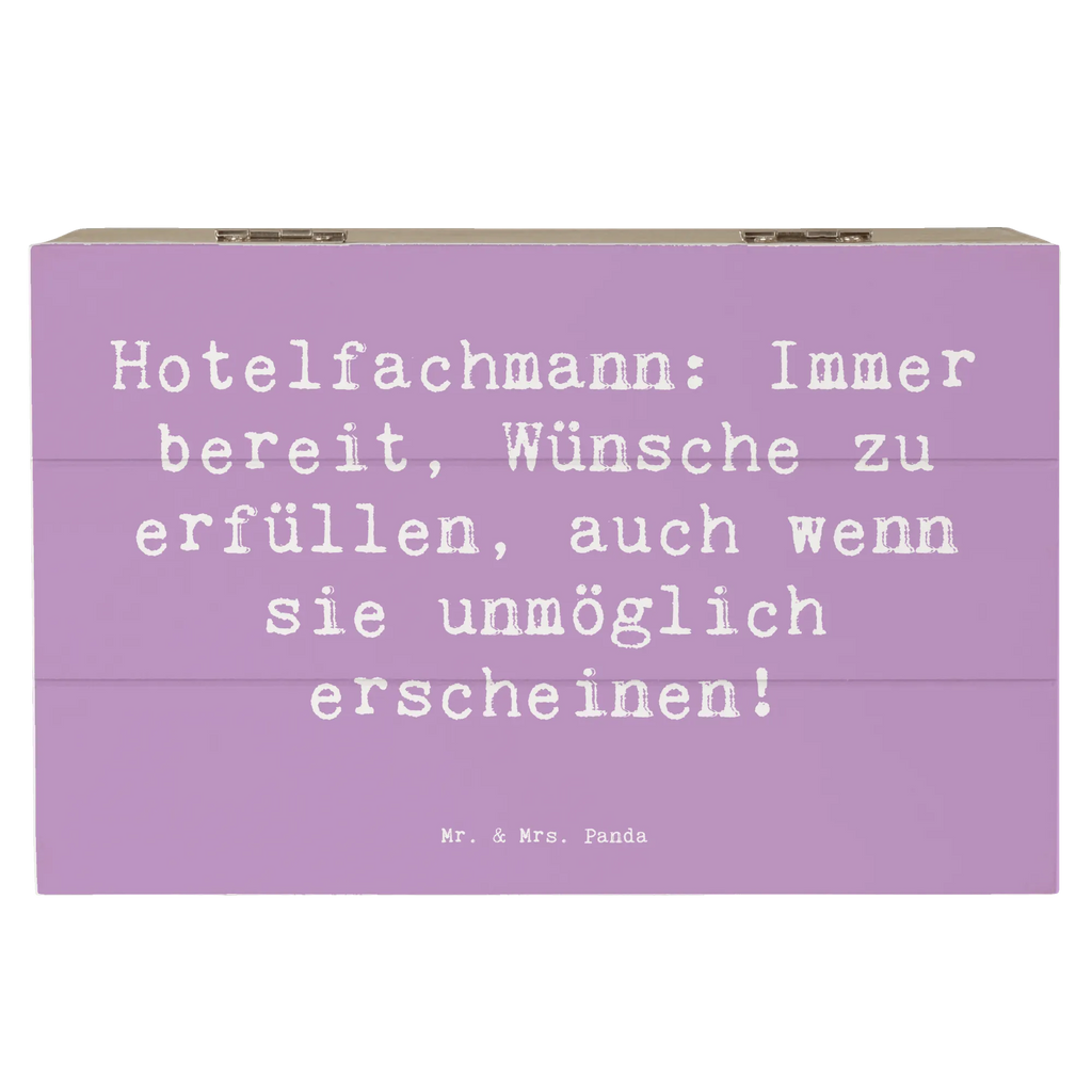 Wooden chest Saying Hotelfachmann: Immer bereit, Wünsche zu erfüllen, auch wenn sie unmöglich erscheinen! Erinnerungskiste, Geschenkdose, Kiste, Schatzkiste, Geschenkbox, Erinnerungsbox, Truhe, XXL, Schatulle, Dekokiste, Holzkiste, Aufbewahrungsbox, Beruf, Ausbildung, Jubiläum, Abschied, Rente, Kollege, Kollegin, Geschenk, Schenken, Arbeitskollege, Mitarbeiter, Firma, Danke, Dankeschön