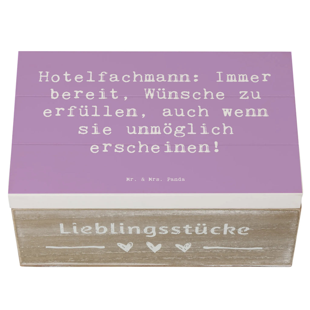 Wooden chest Saying Hotelfachmann: Immer bereit, Wünsche zu erfüllen, auch wenn sie unmöglich erscheinen! Erinnerungskiste, Geschenkdose, Kiste, Schatzkiste, Geschenkbox, Erinnerungsbox, Truhe, XXL, Schatulle, Dekokiste, Holzkiste, Aufbewahrungsbox, Beruf, Ausbildung, Jubiläum, Abschied, Rente, Kollege, Kollegin, Geschenk, Schenken, Arbeitskollege, Mitarbeiter, Firma, Danke, Dankeschön