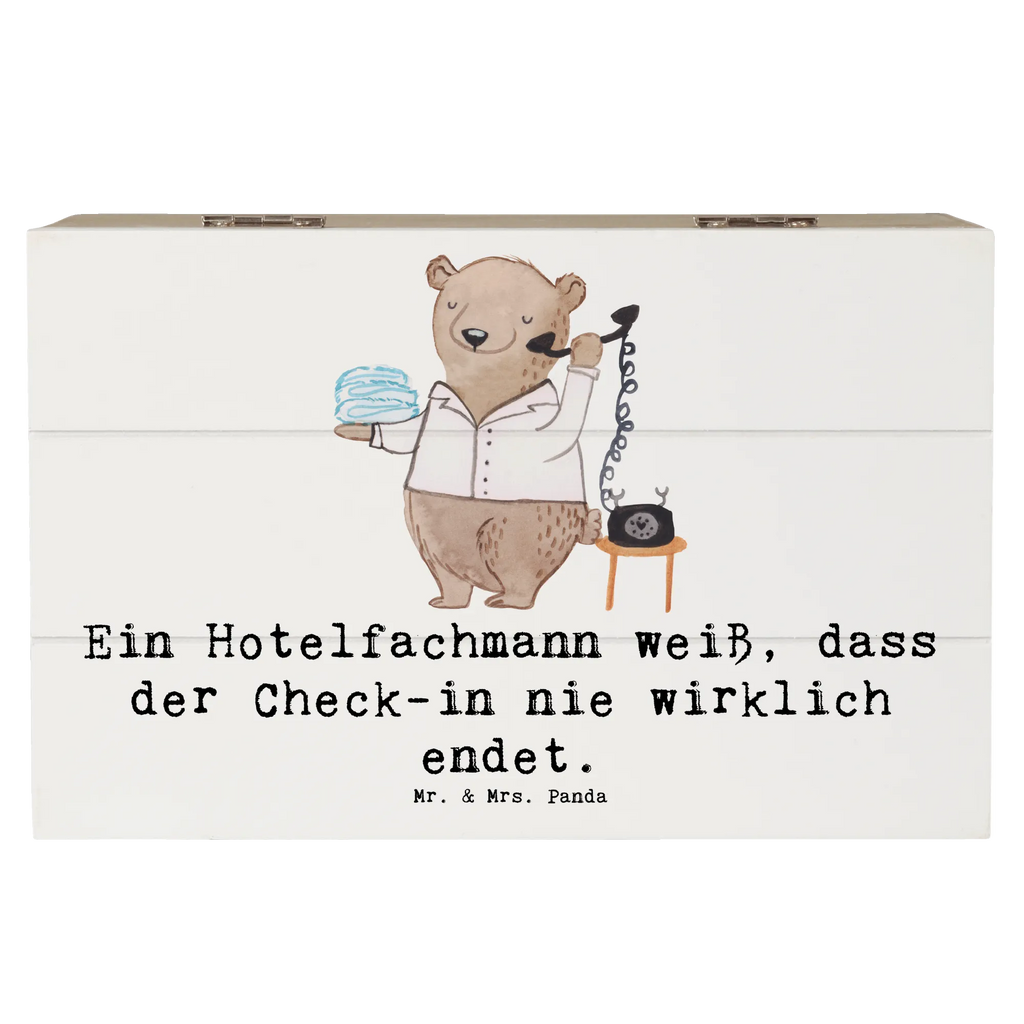 Holzkiste Ein Hotelfachmann weiß, dass der Check-in nie wirklich endet. Dekokiste, Erinnerungsbox, Erinnerungskiste, Geschenkdose, Aufbewahrungsbox, Truhe, Schatulle, XXL, Geschenkbox, Kiste, Holzkiste, Schatzkiste, Beruf, Ausbildung, Jubiläum, Abschied, Rente, Kollege, Kollegin, Geschenk, Schenken, Arbeitskollege, Mitarbeiter, Firma, Danke, Dankeschön