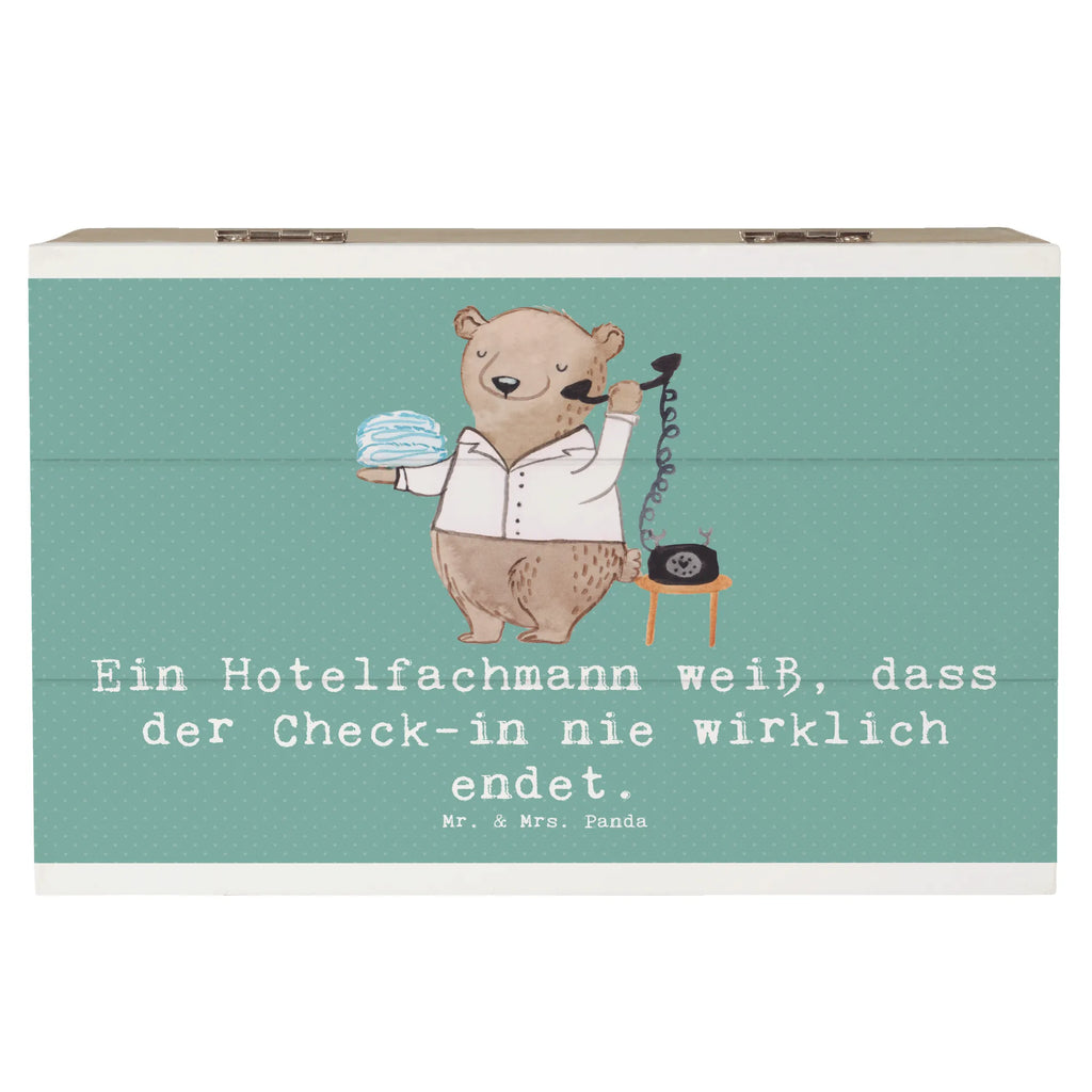 Holzkiste Ein Hotelfachmann weiß, dass der Check-in nie wirklich endet. Dekokiste, Erinnerungsbox, Erinnerungskiste, Geschenkdose, Aufbewahrungsbox, Truhe, Schatulle, XXL, Geschenkbox, Kiste, Holzkiste, Schatzkiste, Beruf, Ausbildung, Jubiläum, Abschied, Rente, Kollege, Kollegin, Geschenk, Schenken, Arbeitskollege, Mitarbeiter, Firma, Danke, Dankeschön