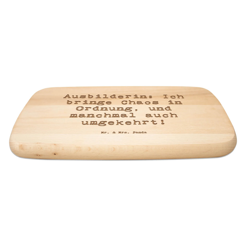 Serving board Saying Ausbilderin: Ich bringe Chaos in Ordnung, und manchmal auch umgekehrt! cutting board, breakfast board, Board, gift, gift idea, best, farewell gift, passing exam, anniversary, retirement, promotion, job start, sayings, funny, profession