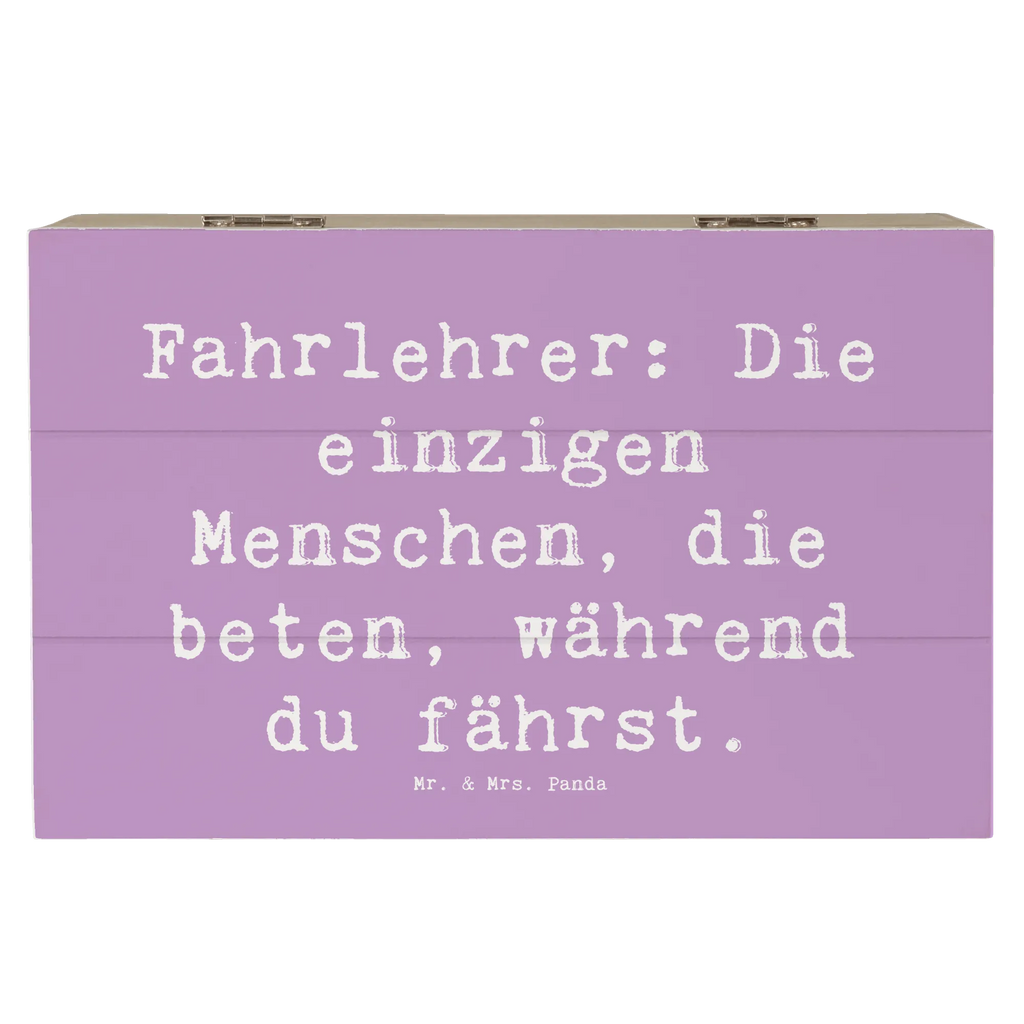 Wooden chest Saying Fahrlehrer: Die einzigen Menschen, die beten, während du fährst. Geschenkbox, Schatzkiste, XXL, Holzkiste, Erinnerungsbox, Truhe, Kiste, Erinnerungskiste, Dekokiste, Geschenkdose, Schatulle, Aufbewahrungsbox, Beruf, Ausbildung, Jubiläum, Abschied, Rente, Kollege, Kollegin, Geschenk, Schenken, Arbeitskollege, Mitarbeiter, Firma, Danke, Dankeschön