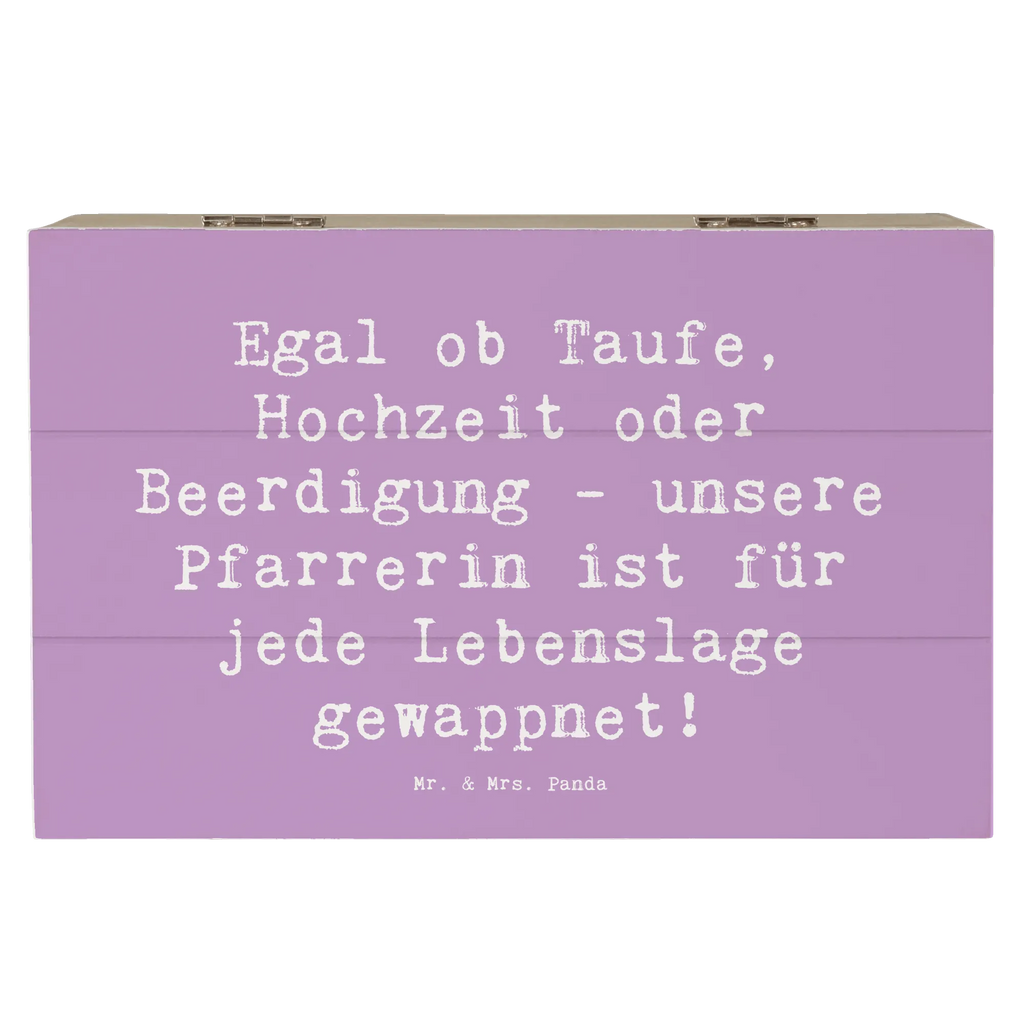 Holzkiste Spruch Pfarrerin Immer Da Schatulle, XXL, Dekokiste, Truhe, Erinnerungsbox, Schatzkiste, Erinnerungskiste, Geschenkbox, Aufbewahrungsbox, Holzkiste, Geschenkdose, Kiste, Beruf, Ausbildung, Jubiläum, Abschied, Rente, Kollege, Kollegin, Geschenk, Schenken, Arbeitskollege, Mitarbeiter, Firma, Danke, Dankeschön