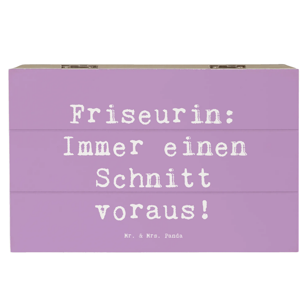 Wooden chest Saying Friseurin: Immer einen Schnitt voraus! Aufbewahrungsbox, Geschenkbox, Geschenkdose, Schatzkiste, Holzkiste, Schatulle, XXL, Kiste, Truhe, Erinnerungskiste, Dekokiste, Erinnerungsbox, Beruf, Ausbildung, Jubiläum, Abschied, Rente, Kollege, Kollegin, Geschenk, Schenken, Arbeitskollege, Mitarbeiter, Firma, Danke, Dankeschön