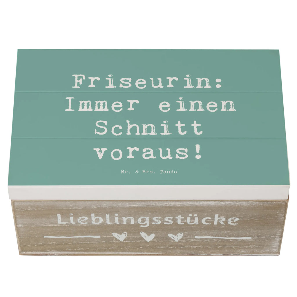 Wooden chest Saying Friseurin: Immer einen Schnitt voraus! Aufbewahrungsbox, Geschenkbox, Geschenkdose, Schatzkiste, Holzkiste, Schatulle, XXL, Kiste, Truhe, Erinnerungskiste, Dekokiste, Erinnerungsbox, Beruf, Ausbildung, Jubiläum, Abschied, Rente, Kollege, Kollegin, Geschenk, Schenken, Arbeitskollege, Mitarbeiter, Firma, Danke, Dankeschön