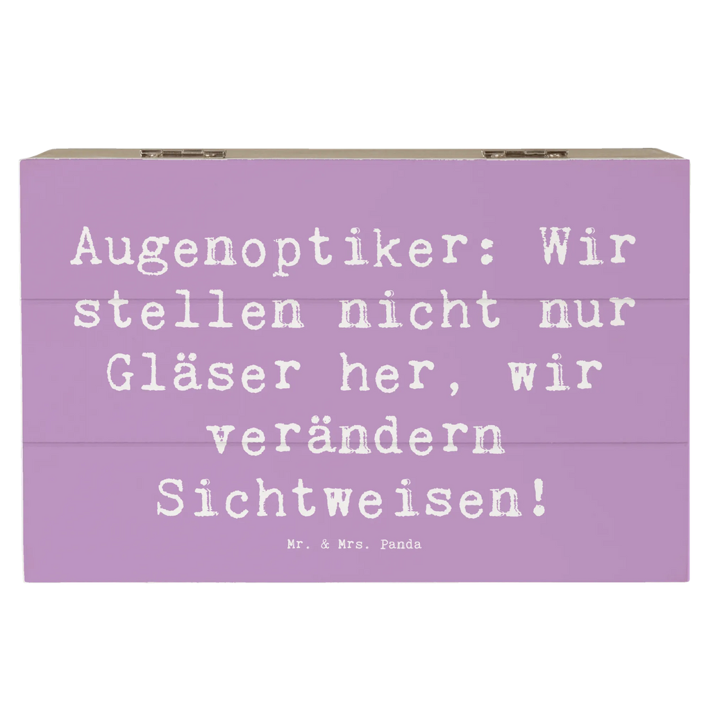 Holzkiste Spruch Augenoptiker Sichtweise XXL, Aufbewahrungsbox, Geschenkdose, Holzkiste, Geschenkbox, Erinnerungsbox, Erinnerungskiste, Kiste, Dekokiste, Schatulle, Schatzkiste, Truhe, Beruf, Ausbildung, Jubiläum, Abschied, Rente, Kollege, Kollegin, Geschenk, Schenken, Arbeitskollege, Mitarbeiter, Firma, Danke, Dankeschön