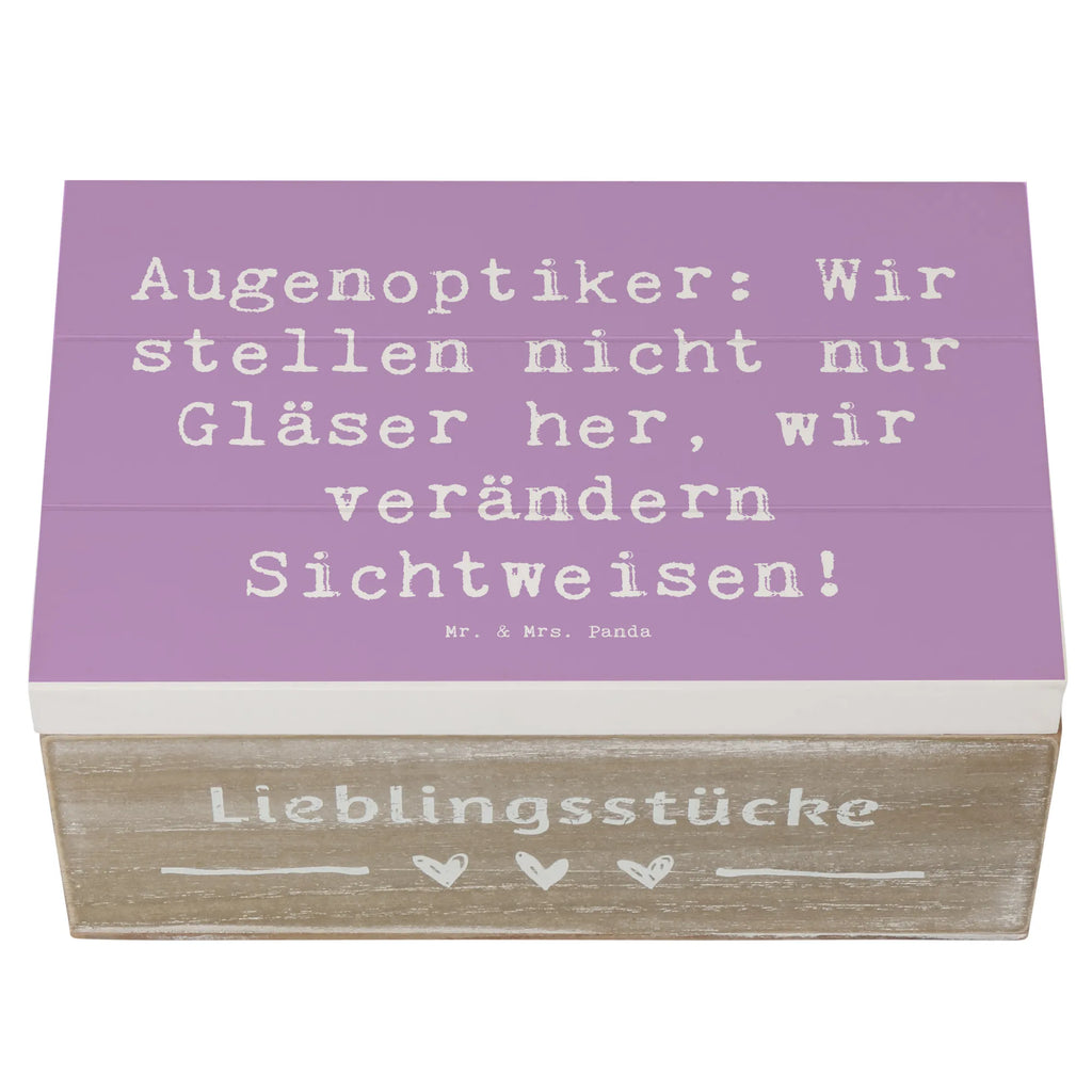 Holzkiste Spruch Augenoptiker Sichtweise XXL, Aufbewahrungsbox, Geschenkdose, Holzkiste, Geschenkbox, Erinnerungsbox, Erinnerungskiste, Kiste, Dekokiste, Schatulle, Schatzkiste, Truhe, Beruf, Ausbildung, Jubiläum, Abschied, Rente, Kollege, Kollegin, Geschenk, Schenken, Arbeitskollege, Mitarbeiter, Firma, Danke, Dankeschön