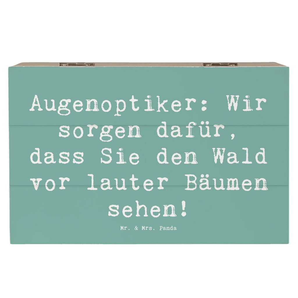 Holzkiste Spruch Augenoptiker Klarblick Aufbewahrungsbox, XXL, Geschenkbox, Truhe, Erinnerungsbox, Holzkiste, Schatzkiste, Geschenkdose, Kiste, Erinnerungskiste, Schatulle, Dekokiste, Beruf, Ausbildung, Jubiläum, Abschied, Rente, Kollege, Kollegin, Geschenk, Schenken, Arbeitskollege, Mitarbeiter, Firma, Danke, Dankeschön