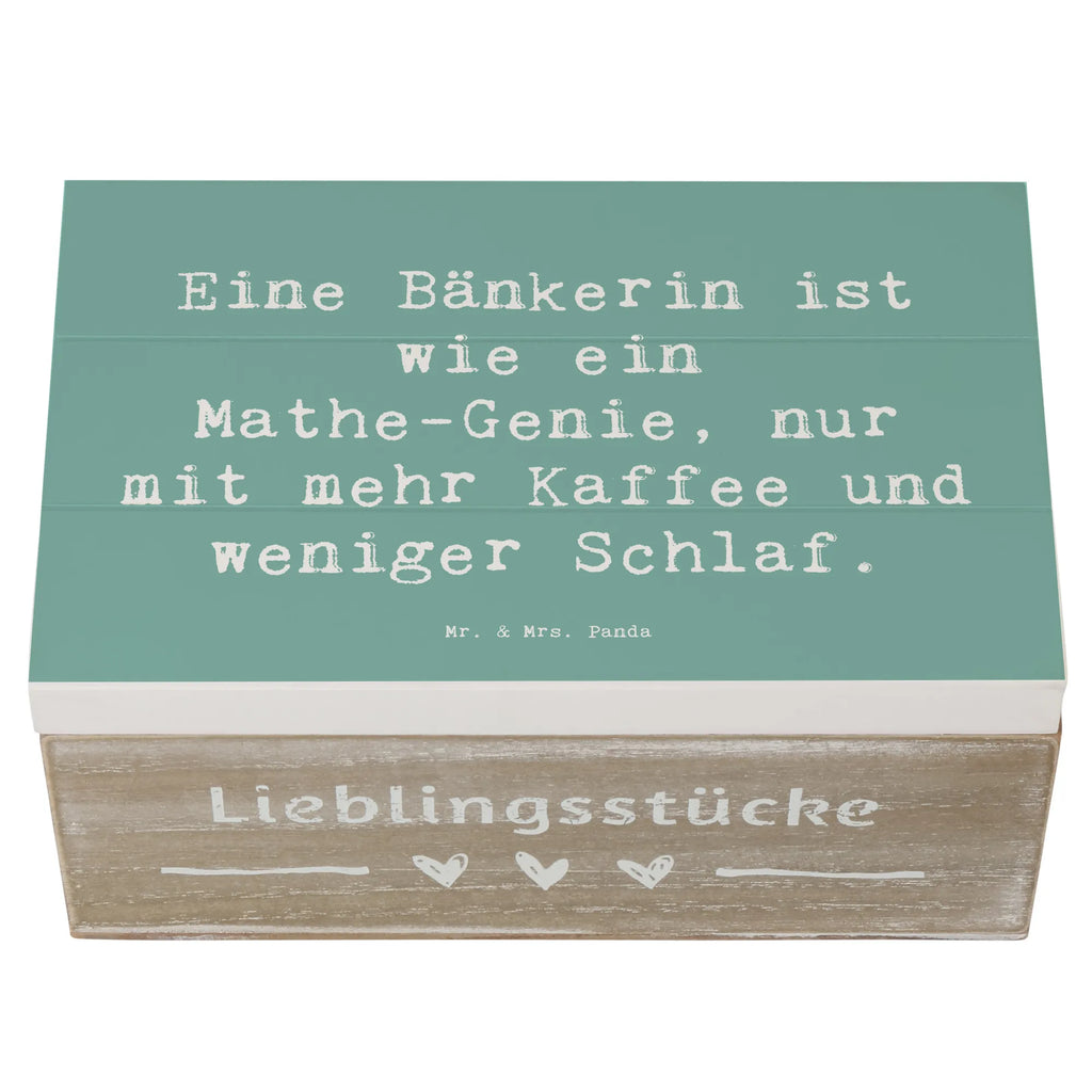 Holzkiste Spruch Bänkerin Genie Erinnerungskiste, Dekokiste, Aufbewahrungsbox, Schatzkiste, Holzkiste, Geschenkdose, Truhe, Kiste, Erinnerungsbox, Schatulle, XXL, Geschenkbox, Beruf, Ausbildung, Jubiläum, Abschied, Rente, Kollege, Kollegin, Geschenk, Schenken, Arbeitskollege, Mitarbeiter, Firma, Danke, Dankeschön