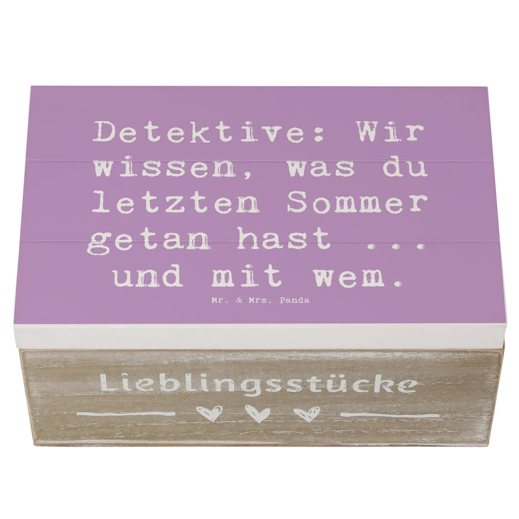 Holzkiste Spruch Detektiv Geheimnisse Erinnerungsbox, Aufbewahrungsbox, Truhe, Geschenkbox, XXL, Dekokiste, Geschenkdose, Schatzkiste, Kiste, Erinnerungskiste, Holzkiste, Schatulle, Beruf, Ausbildung, Jubiläum, Abschied, Rente, Kollege, Kollegin, Geschenk, Schenken, Arbeitskollege, Mitarbeiter, Firma, Danke, Dankeschön