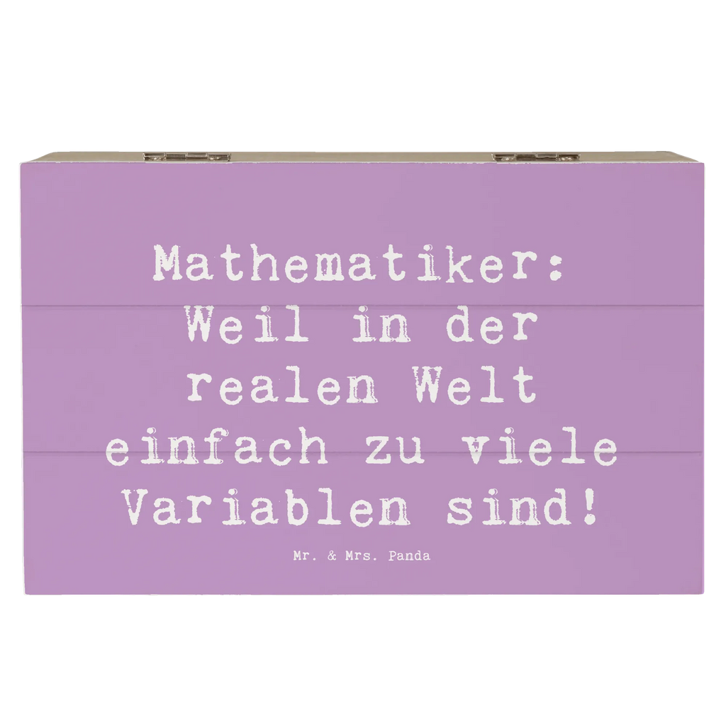 Holzkiste Spruch Mathematiker: Weil in der realen Welt einfach zu viele Variablen sind! Aufbewahrungsbox, Holzkiste, Dekokiste, Schatzkiste, Geschenkdose, XXL, Erinnerungskiste, Kiste, Erinnerungsbox, Schatulle, Truhe, Geschenkbox, Beruf, Ausbildung, Jubiläum, Abschied, Rente, Kollege, Kollegin, Geschenk, Schenken, Arbeitskollege, Mitarbeiter, Firma, Danke, Dankeschön
