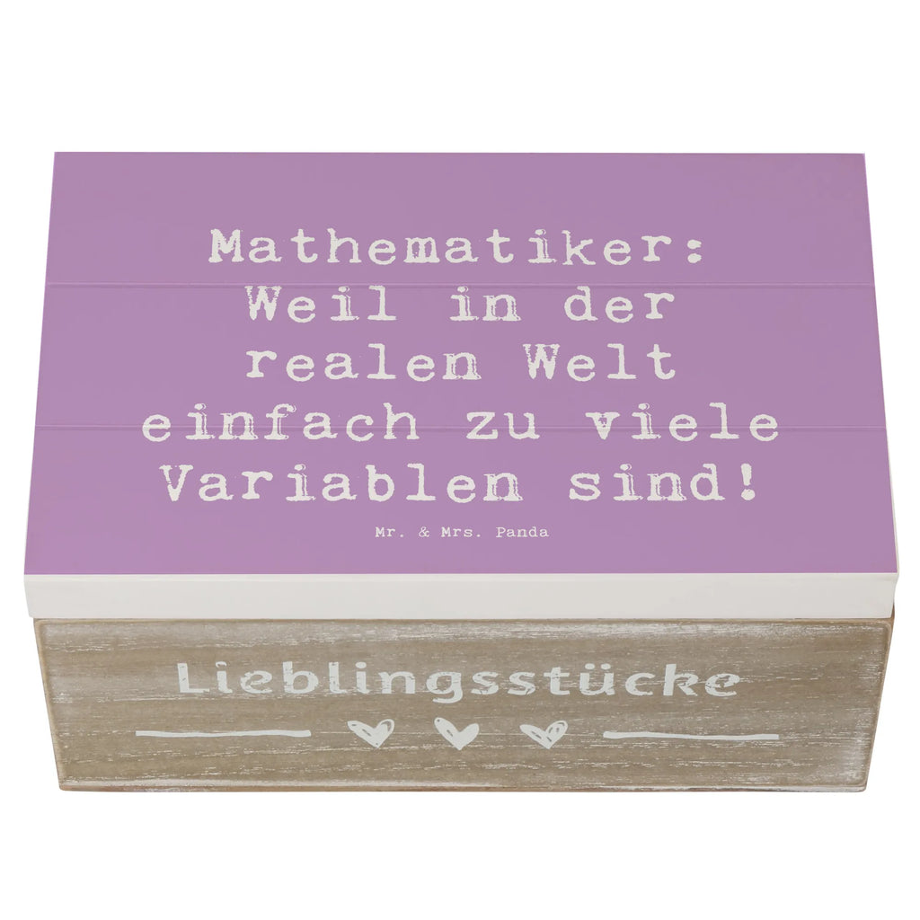 Holzkiste Spruch Mathematiker: Weil in der realen Welt einfach zu viele Variablen sind! Aufbewahrungsbox, Holzkiste, Dekokiste, Schatzkiste, Geschenkdose, XXL, Erinnerungskiste, Kiste, Erinnerungsbox, Schatulle, Truhe, Geschenkbox, Beruf, Ausbildung, Jubiläum, Abschied, Rente, Kollege, Kollegin, Geschenk, Schenken, Arbeitskollege, Mitarbeiter, Firma, Danke, Dankeschön