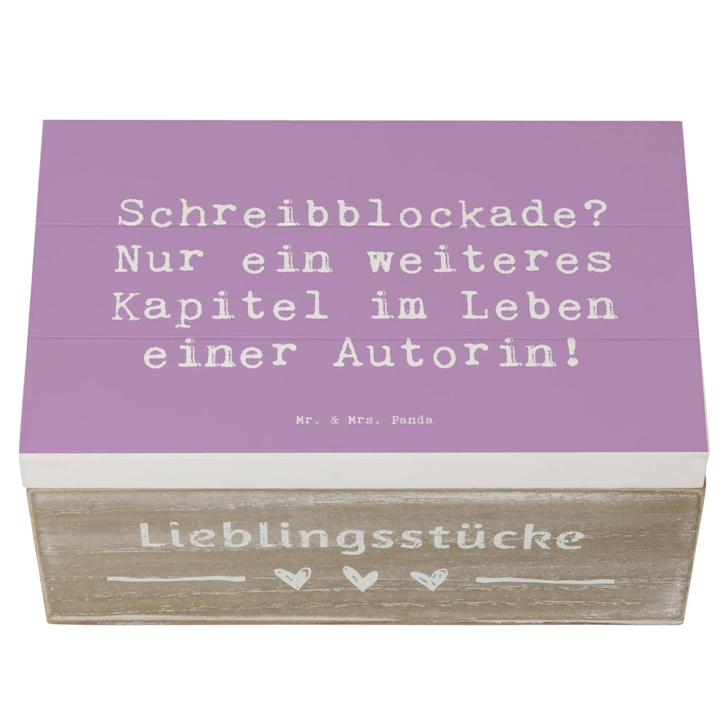 Wooden chest Saying Schreibblockade? Nur ein weiteres Kapitel im Leben einer Autorin! Dekokiste, Erinnerungsbox, Geschenkbox, Aufbewahrungsbox, Geschenkdose, XXL, Kiste, Holzkiste, Schatzkiste, Schatulle, Truhe, Erinnerungskiste, Beruf, Ausbildung, Jubiläum, Abschied, Rente, Kollege, Kollegin, Geschenk, Schenken, Arbeitskollege, Mitarbeiter, Firma, Danke, Dankeschön