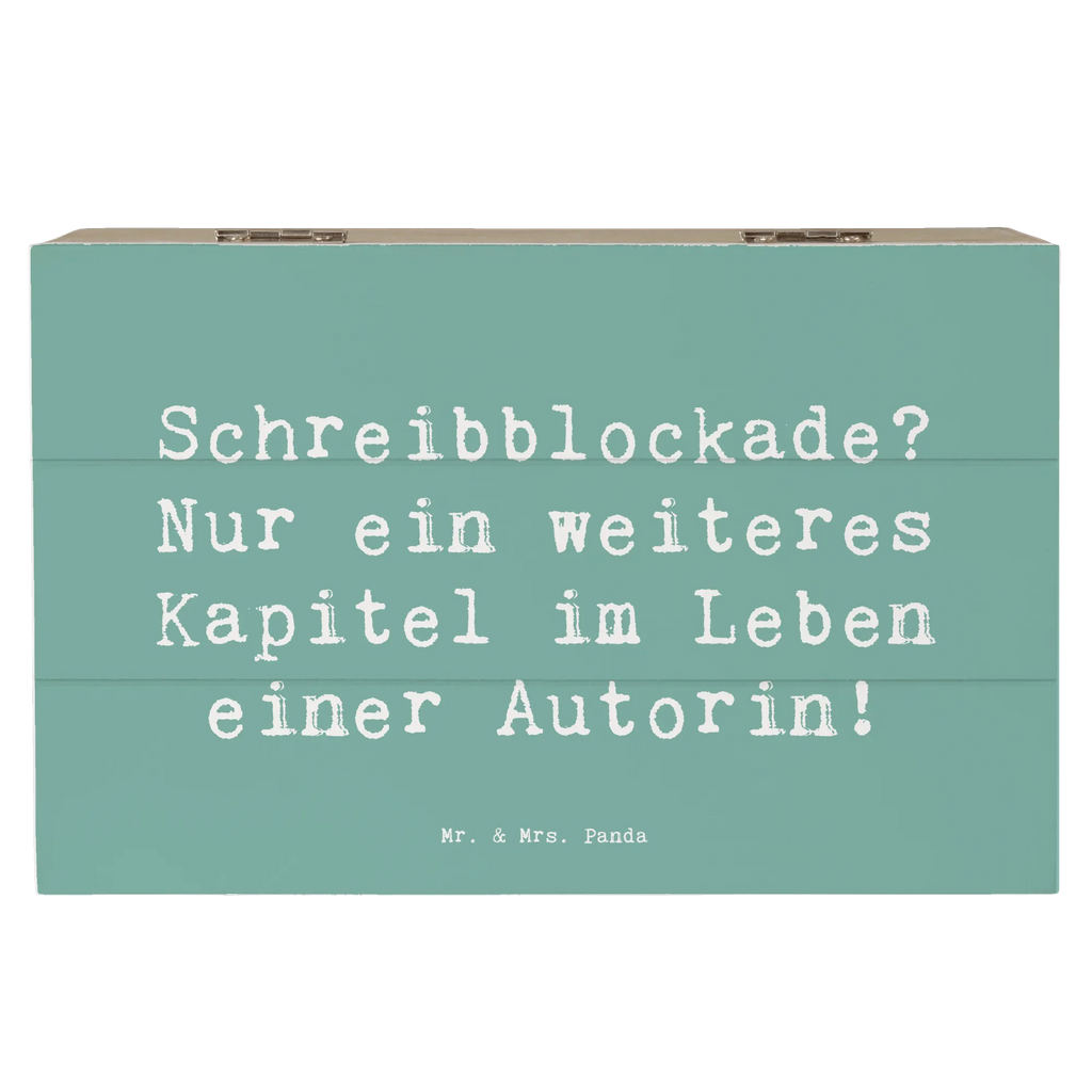 Wooden chest Saying Schreibblockade? Nur ein weiteres Kapitel im Leben einer Autorin! Dekokiste, Erinnerungsbox, Geschenkbox, Aufbewahrungsbox, Geschenkdose, XXL, Kiste, Holzkiste, Schatzkiste, Schatulle, Truhe, Erinnerungskiste, Beruf, Ausbildung, Jubiläum, Abschied, Rente, Kollege, Kollegin, Geschenk, Schenken, Arbeitskollege, Mitarbeiter, Firma, Danke, Dankeschön