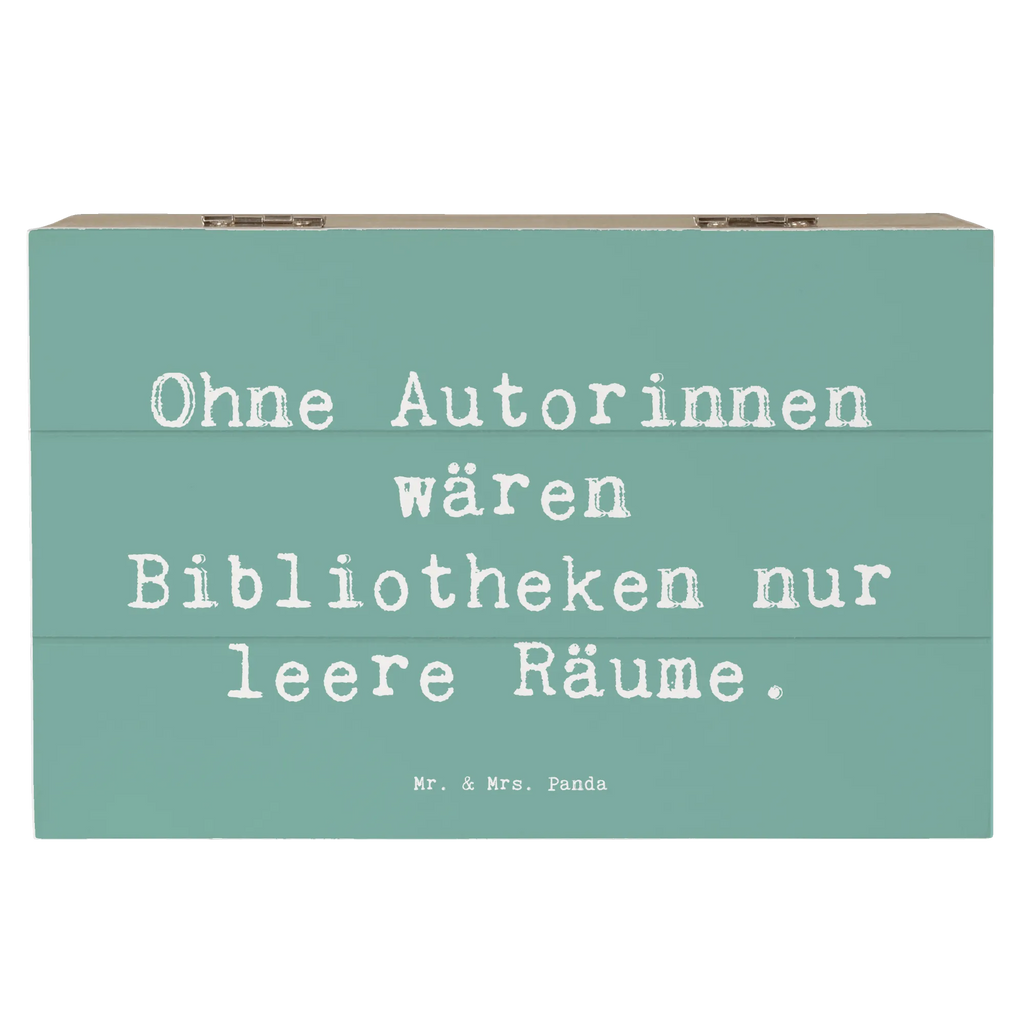 Wooden chest Saying Ohne Autorinnen wären Bibliotheken nur leere Räume. XXL, Erinnerungskiste, Geschenkdose, Truhe, Erinnerungsbox, Geschenkbox, Schatzkiste, Holzkiste, Dekokiste, Kiste, Schatulle, Aufbewahrungsbox, Beruf, Ausbildung, Jubiläum, Abschied, Rente, Kollege, Kollegin, Geschenk, Schenken, Arbeitskollege, Mitarbeiter, Firma, Danke, Dankeschön