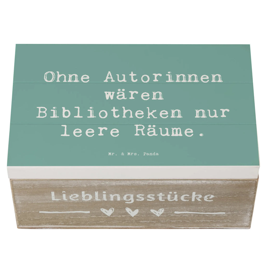 Wooden chest Saying Ohne Autorinnen wären Bibliotheken nur leere Räume. XXL, Erinnerungskiste, Geschenkdose, Truhe, Erinnerungsbox, Geschenkbox, Schatzkiste, Holzkiste, Dekokiste, Kiste, Schatulle, Aufbewahrungsbox, Beruf, Ausbildung, Jubiläum, Abschied, Rente, Kollege, Kollegin, Geschenk, Schenken, Arbeitskollege, Mitarbeiter, Firma, Danke, Dankeschön