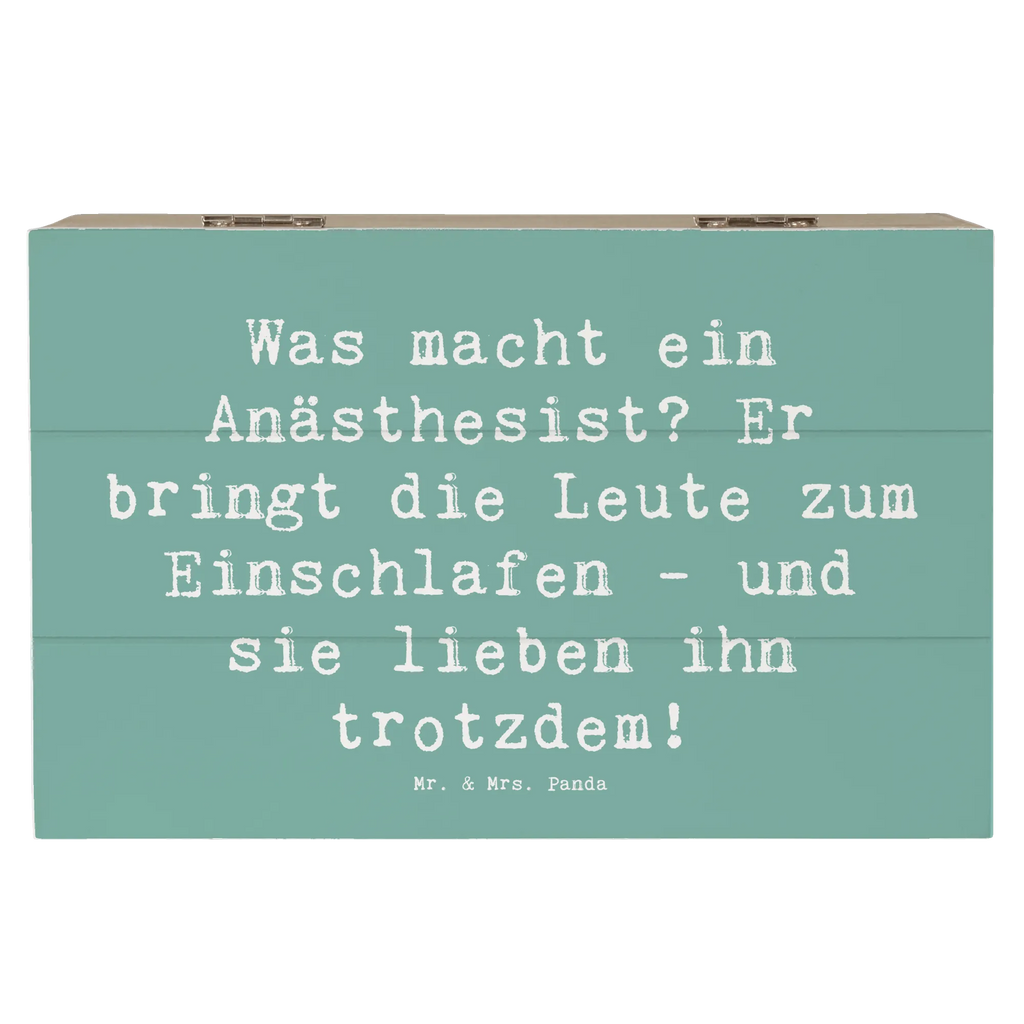 Holzkiste Spruch Was macht ein Anästhesist? Er bringt die Leute zum Einschlafen - und sie lieben ihn trotzdem! XXL, Holzkiste, Erinnerungsbox, Aufbewahrungsbox, Truhe, Kiste, Erinnerungskiste, Schatulle, Schatzkiste, Dekokiste, Geschenkbox, Geschenkdose, Beruf, Ausbildung, Jubiläum, Abschied, Rente, Kollege, Kollegin, Geschenk, Schenken, Arbeitskollege, Mitarbeiter, Firma, Danke, Dankeschön