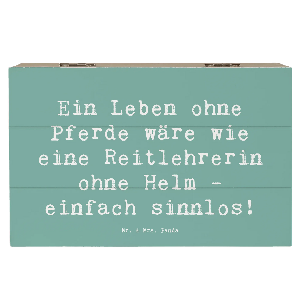 Wooden chest Saying Ein Leben ohne Pferde wäre wie eine Reitlehrerin ohne Helm - einfach sinnlos! Geschenkbox, Dekokiste, Aufbewahrungsbox, Erinnerungsbox, Erinnerungskiste, Truhe, Geschenkdose, Kiste, Holzkiste, Schatulle, XXL, Schatzkiste, Beruf, Ausbildung, Jubiläum, Abschied, Rente, Kollege, Kollegin, Geschenk, Schenken, Arbeitskollege, Mitarbeiter, Firma, Danke, Dankeschön