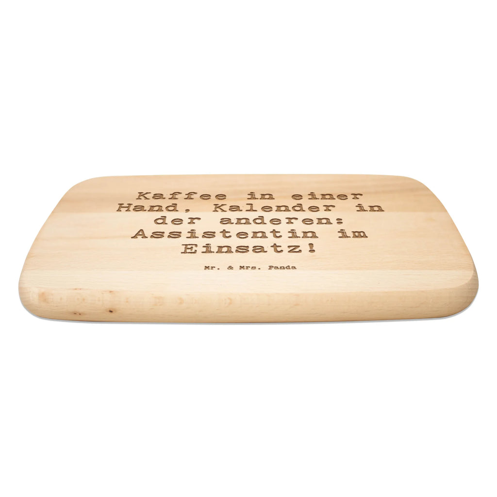 Serving board Saying Kaffee in einer Hand, Kalender in der anderen: Assistentin im Einsatz! Board, cutting board, breakfast board, gift, gift idea, best, farewell gift, passing exam, anniversary, retirement, promotion, job start, sayings, funny, profession