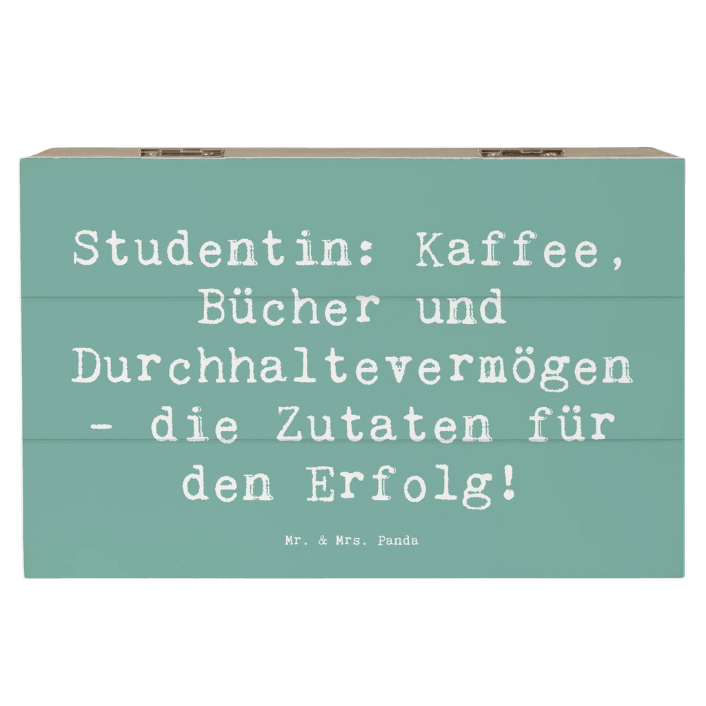 Wooden chest Saying Studentin: Kaffee, Bücher und Durchhaltevermögen - die Zutaten für den Erfolg! Aufbewahrungsbox Holz, Holztruhe, Holzbox mit Deckel, Holzkisten, aufbewahrungskisten, aufbewahrungstruhe, Holzkiste mit Deckel, Box aus Holz, box holz, aufbewahrungskiste mit deckel, Schatulle, truhe holz, Holzkiste, holzschatulle, holztruhen, Holzboxen, aufbewahrungsboxen, Aufbewahrungskiste, Aufbewahrungsbox, holzkästchen, Aufbewahrungsbox aus Holz, Holz Aufbewahrungsbox, Holzbox, holzschachtel, kiste holz, Geschenk, Danke, Dankeschön, Schenken, Beruf, Ausbildung, Abschied, Rente, Kollege, Kollegin, Arbeitskollege, Mitarbeiter, Jubiläum, Firma