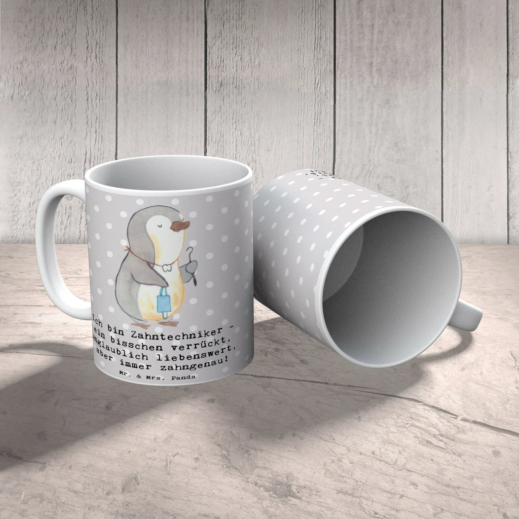 Tasse Ich bin Zahntechniker - ein bisschen verrückt, unglaublich liebenswert, aber immer zahngenau! Teetasse, Keramiktasse, Bürotasse, Geschenktasse, Kaffeetasse, Tasse mit Zitaten, Tasse mit Motiven, Porzellantasse, Tasse, Beruf, Ausbildung, Jubiläum, Abschied, Rente, Kollege, Kollegin, Geschenk, Schenken, Arbeitskollege, Mitarbeiter, Firma, Danke, Dankeschön