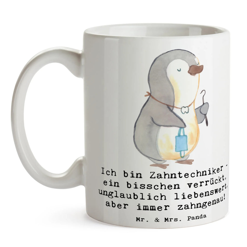Tasse Ich bin Zahntechniker - ein bisschen verrückt, unglaublich liebenswert, aber immer zahngenau! Teetasse, Keramiktasse, Bürotasse, Geschenktasse, Kaffeetasse, Tasse mit Zitaten, Tasse mit Motiven, Porzellantasse, Tasse, Beruf, Ausbildung, Jubiläum, Abschied, Rente, Kollege, Kollegin, Geschenk, Schenken, Arbeitskollege, Mitarbeiter, Firma, Danke, Dankeschön