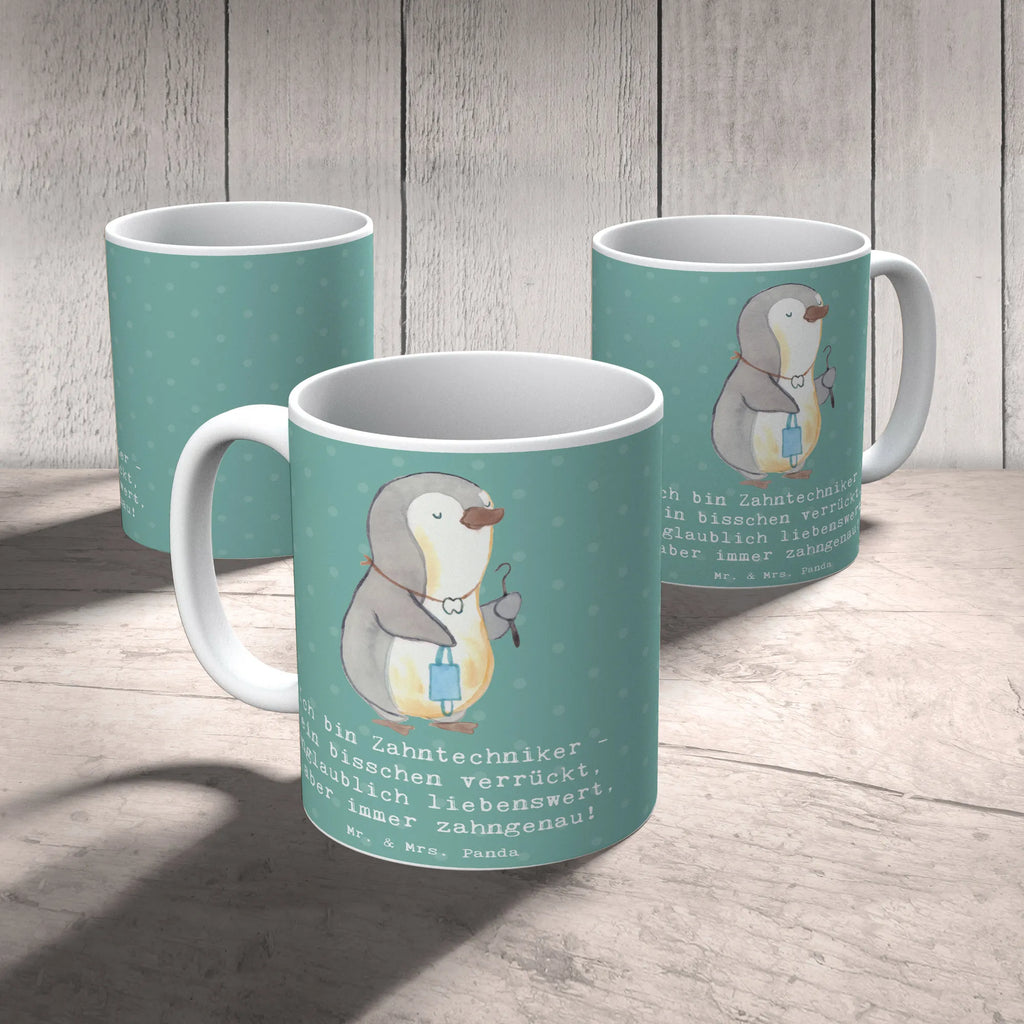 Tasse Ich bin Zahntechniker - ein bisschen verrückt, unglaublich liebenswert, aber immer zahngenau! Teetasse, Keramiktasse, Bürotasse, Geschenktasse, Kaffeetasse, Tasse mit Zitaten, Tasse mit Motiven, Porzellantasse, Tasse, Beruf, Ausbildung, Jubiläum, Abschied, Rente, Kollege, Kollegin, Geschenk, Schenken, Arbeitskollege, Mitarbeiter, Firma, Danke, Dankeschön