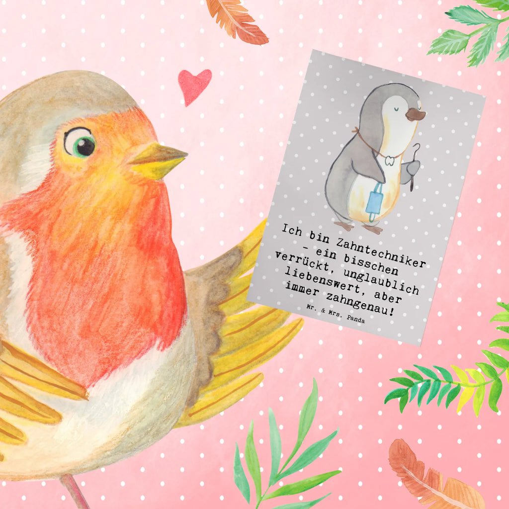 Greetings card Ich bin Zahntechniker - ein bisschen verrückt, unglaublich liebenswert, aber immer zahngenau! Klappkarte, Karte, Einladungskarte, Hochzeitskarte, Grußkarte, Ansichtskarten, Geburtstagskarte, Glückwunschkarte, Beruf, Ausbildung, Jubiläum, Abschied, Rente, Kollege, Kollegin, Geschenk, Schenken, Arbeitskollege, Mitarbeiter, Firma, Danke, Dankeschön