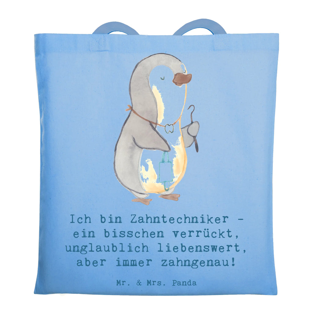 Tragetasche Ich bin Zahntechniker - ein bisschen verrückt, unglaublich liebenswert, aber immer zahngenau! Badetasche, Jutetasche, Shopper, Tasche, Einkaufstüte, Beutel, Tragetasche, Umhängetasche, Einkaufstasche, Strandtasche, Schultertasche, Stofftasche, Stoffbeutel, Beuteltasche, Laptoptasche, Jutebeutel, Beruf, Ausbildung, Jubiläum, Abschied, Rente, Kollege, Kollegin, Geschenk, Schenken, Arbeitskollege, Mitarbeiter, Firma, Danke, Dankeschön