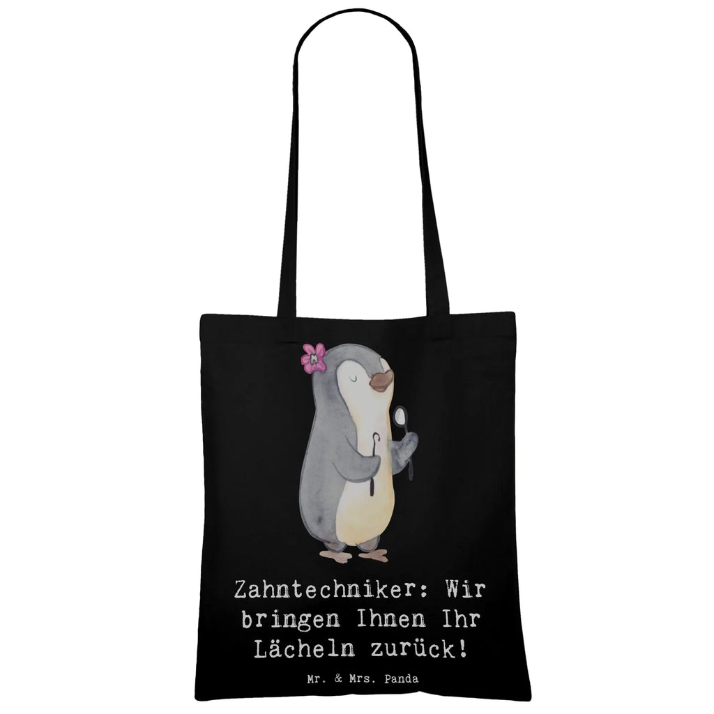 Tragetasche Zahntechniker: Wir bringen Ihnen Ihr Lächeln zurück! Beuteltasche, Umhängetasche, Jutetasche, Shopper, Stofftasche, Stoffbeutel, Jutebeutel, Tasche, Laptoptasche, Einkaufstüte, Beutel, Tragetasche, Badetasche, Strandtasche, Schultertasche, Einkaufstasche, Beruf, Ausbildung, Jubiläum, Abschied, Rente, Kollege, Kollegin, Geschenk, Schenken, Arbeitskollege, Mitarbeiter, Firma, Danke, Dankeschön